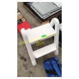 Plastic folding stool