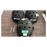 Helmets - 1 is S/M, 2 are L/XL