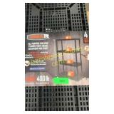 4 tier plastic shelving