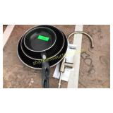 Pan set, faucet pcs