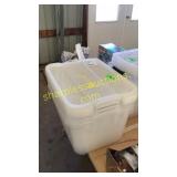 Stack of totes with lids