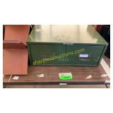2 drawer metal cabinet, shelf