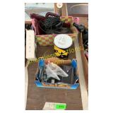 Boost mobile phone, Sega genesis, Hawkeye tin