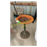 Wrought Iron Bird bath