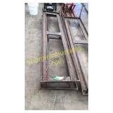 Two moving chair carts