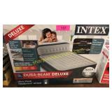 Intex deluxe air bed - queen