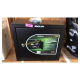 Stack on steel security cabinet with keys