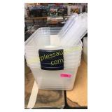 6 totes with lids