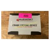 Crossbow crank cocking device