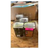 Kitchen storage containers- no lids