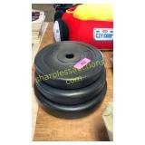 10, 15, 25lb weights