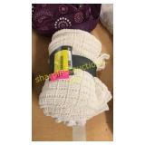 Threshold throw blanket