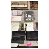 Curtains, hand towel