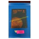 Indian head cents book with 29 coins