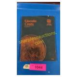 Lincoln cents collection book 1941-1974 & coins