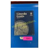 Complete Lincoln cents 1941-1974 book & coins