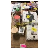 Curtains, twin sheets, misc home