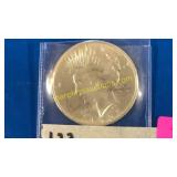 1923 Peace $1 coin BU