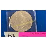 1891 Morgan silver dollar AU