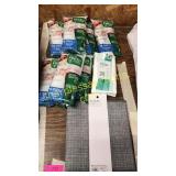 Vacuum sealer bags, storage bin, cleansing cloths