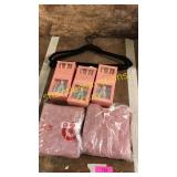 Hand towels, scent diffusers, hangers