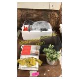 Wall mount lamp, curtains -84", misc home