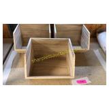 Wood desk organizers