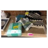 Sheets-full, rug, placemat, curtain