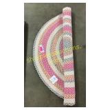 Pillowfort 74 inch round area rug