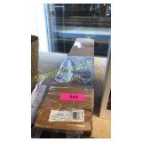 Matte black curtain rods