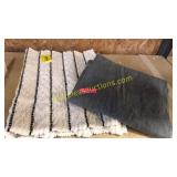 Bath rug, bath towel