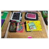 Binder, folders, pencil boxes