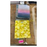 Folders, binder, notebooks