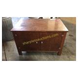 Coffee table with doors