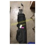 Golf clubs with bag