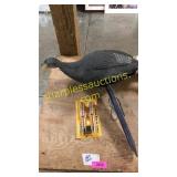 Turkey decoy, tuner pegs