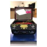 Asian mother of pearl inlay jewelry box