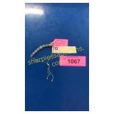 .925 toggle bracelet with opals