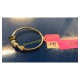 Pandora charm bracelet w/ 3 Pandora charms - .