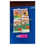 10 unopened packets of 1990 score football cards
