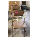 Pair of folding chairs