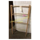 Wood drying rack