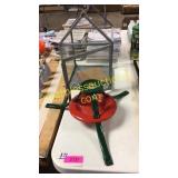 Christmas tree stand, metal frame