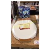 Christmas ornaments, toilet seat