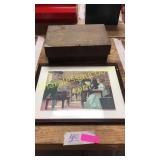 Picture, boxes of old tools