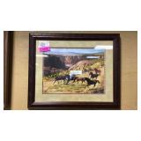 Signed John leone print