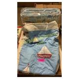 Crib bumper pads, baby quilts