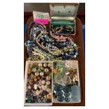 10 necklaces, assorted beads