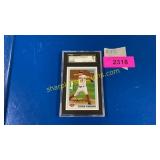 Graded 2010 Topps baseball card Stephen Strasburg