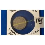 1906 liberty head nickel-VG